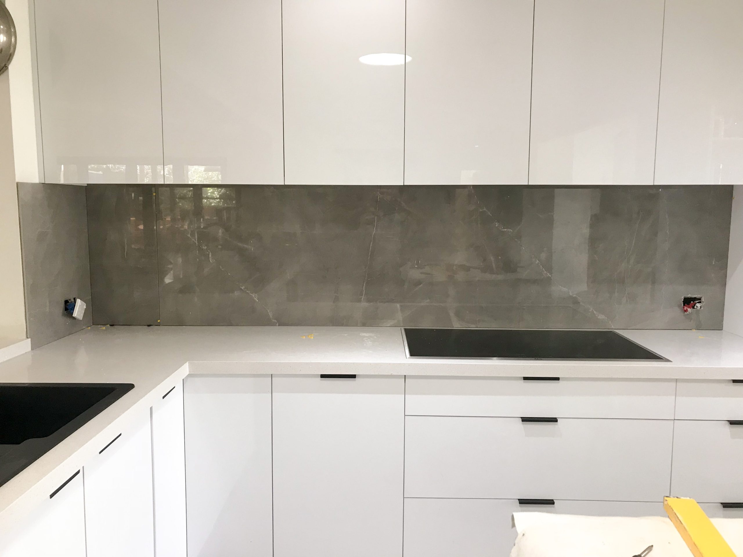 Large Format 2400x800 Kitchen Grey Marble 02